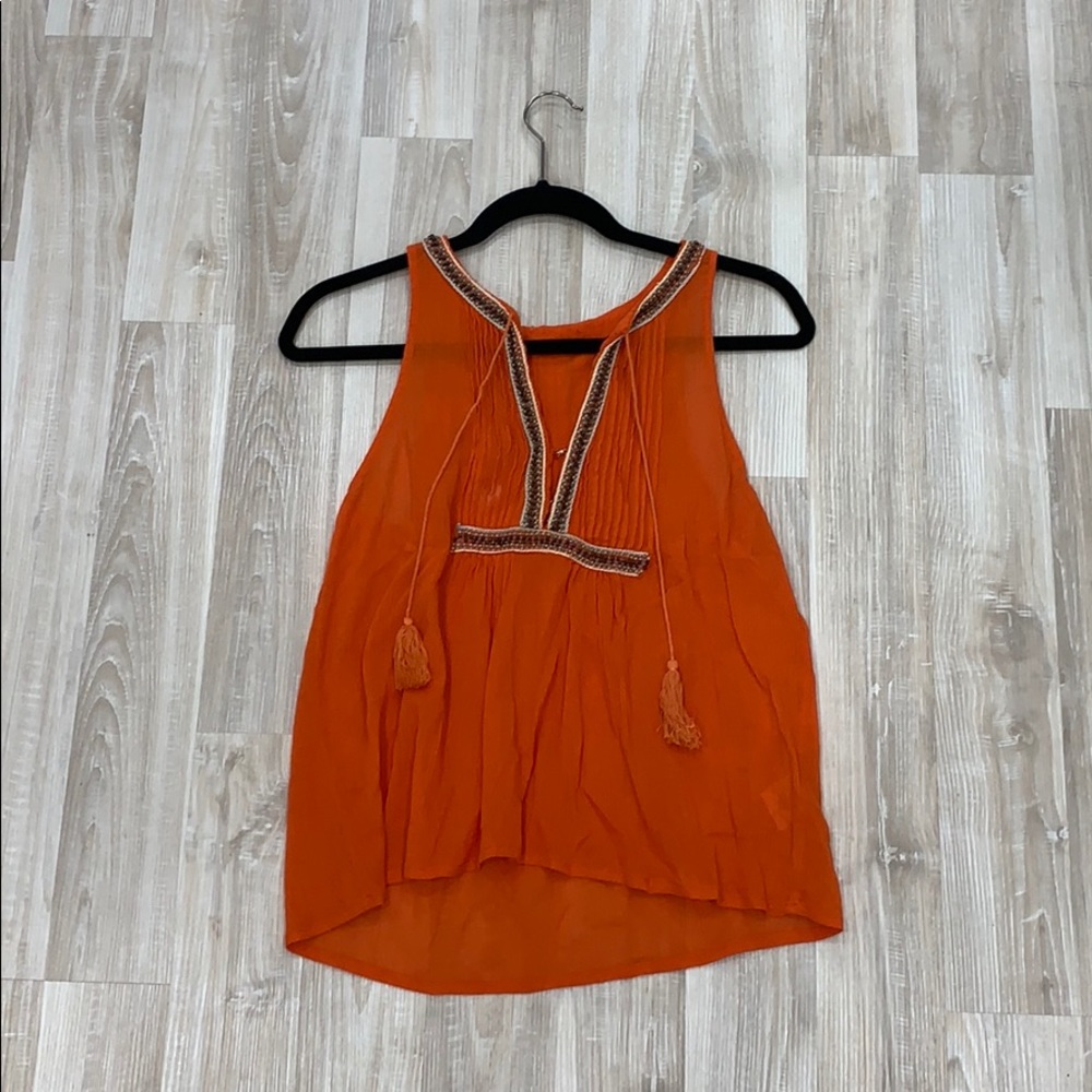 Orange Tank Top